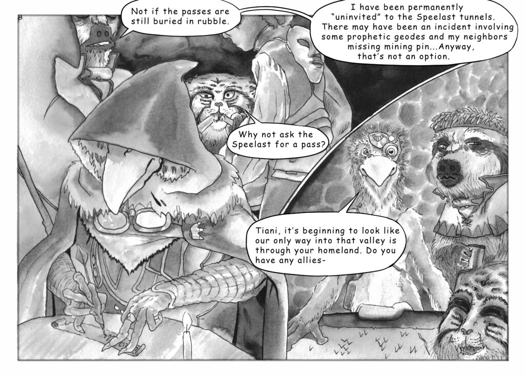 Into the Mandible Thicket Comic Page 8